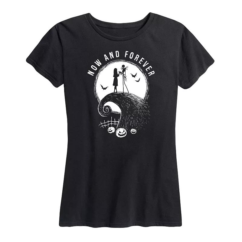 Disney's Nightmare Before Christmas Women's Now and Forever Graphic Tee, Girl's,  Product Image