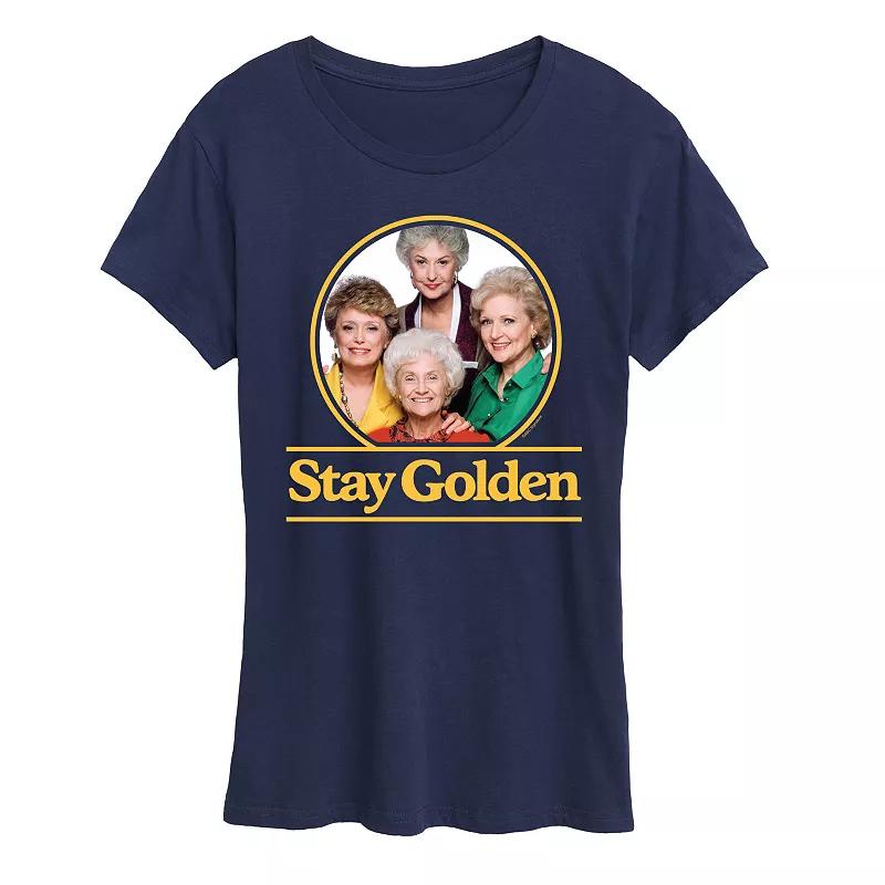 Women's Golden Girls Stay Golden Group Graphic Tee, Girl's,  Product Image