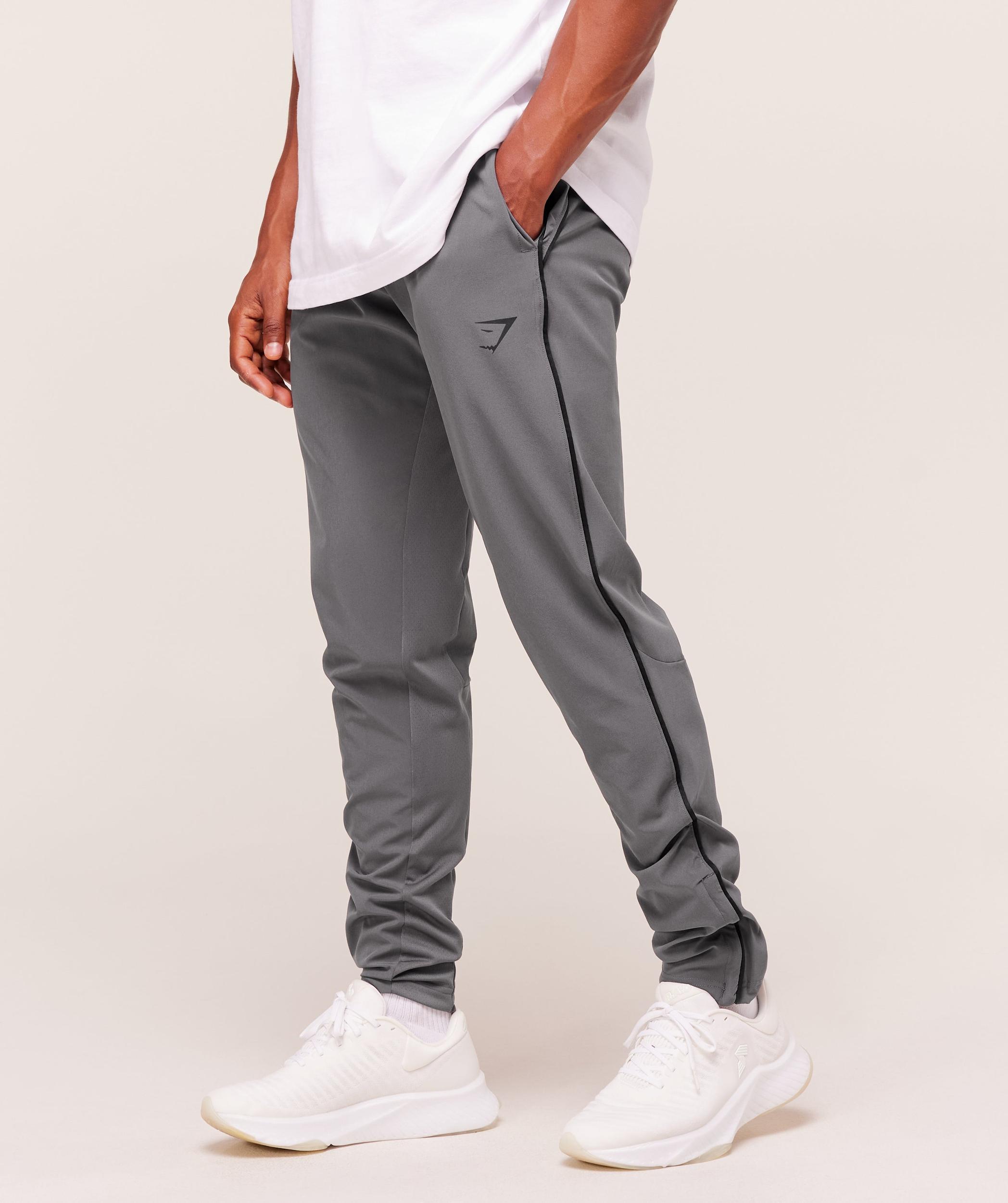 Gymshark Arrival Woven Block Joggers - Dark Grey Male Product Image