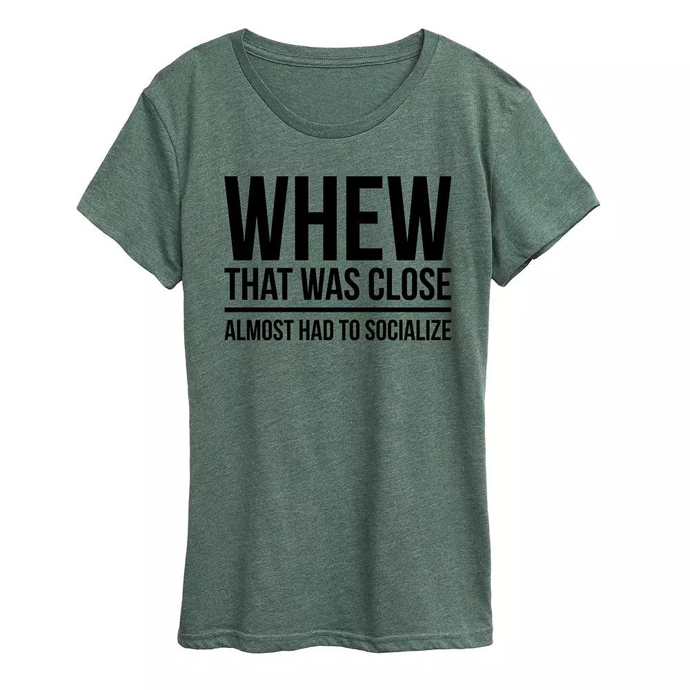 Women's Almost Had To Socialize Graphic Tee,  Product Image