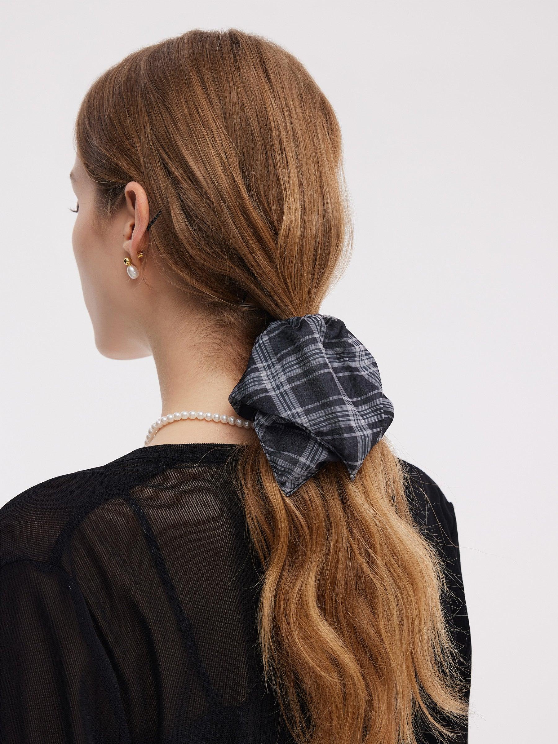 Plaid Adjustable Straps Slip Midi Dress And Cardigan Two-Piece Set Product Image