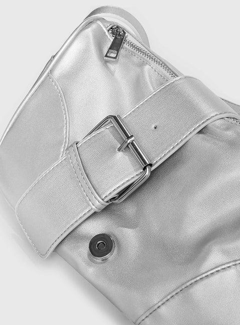 Right Here Shoulder Bag Silver Product Image