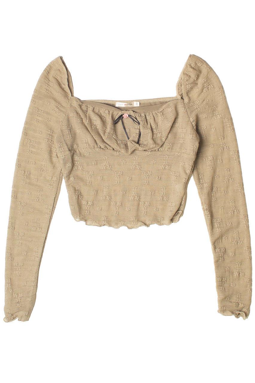 Milkmaid Rosette Bow Long Sleeve Top Product Image
