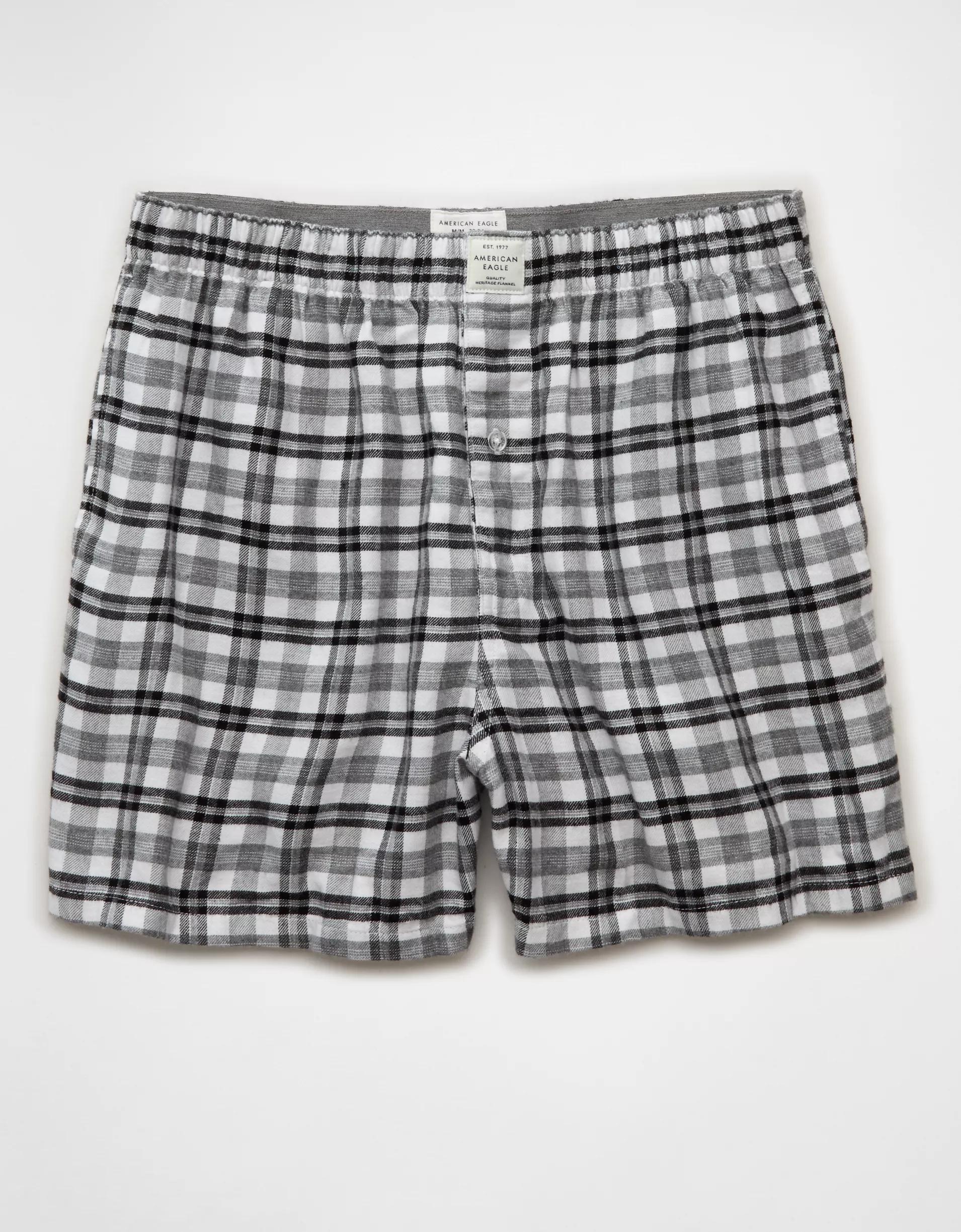 AEO Plaid Stretch Classic Boxer Short Product Image