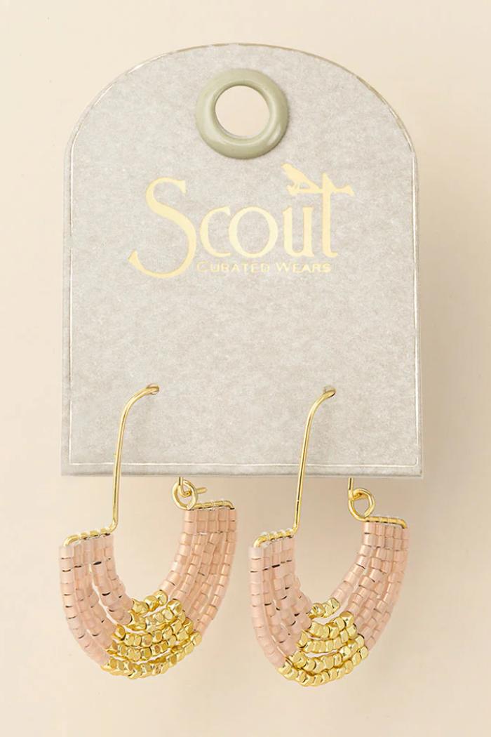 Chromacolor Miyuki U-Hoop Earrings Product Image