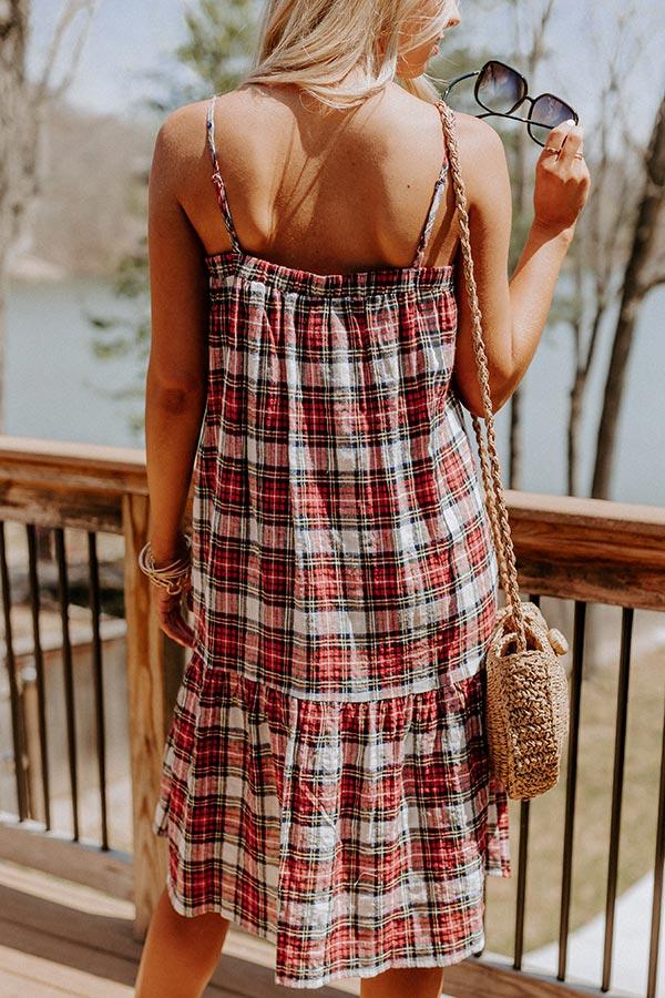 In First Place Plaid Midi Product Image