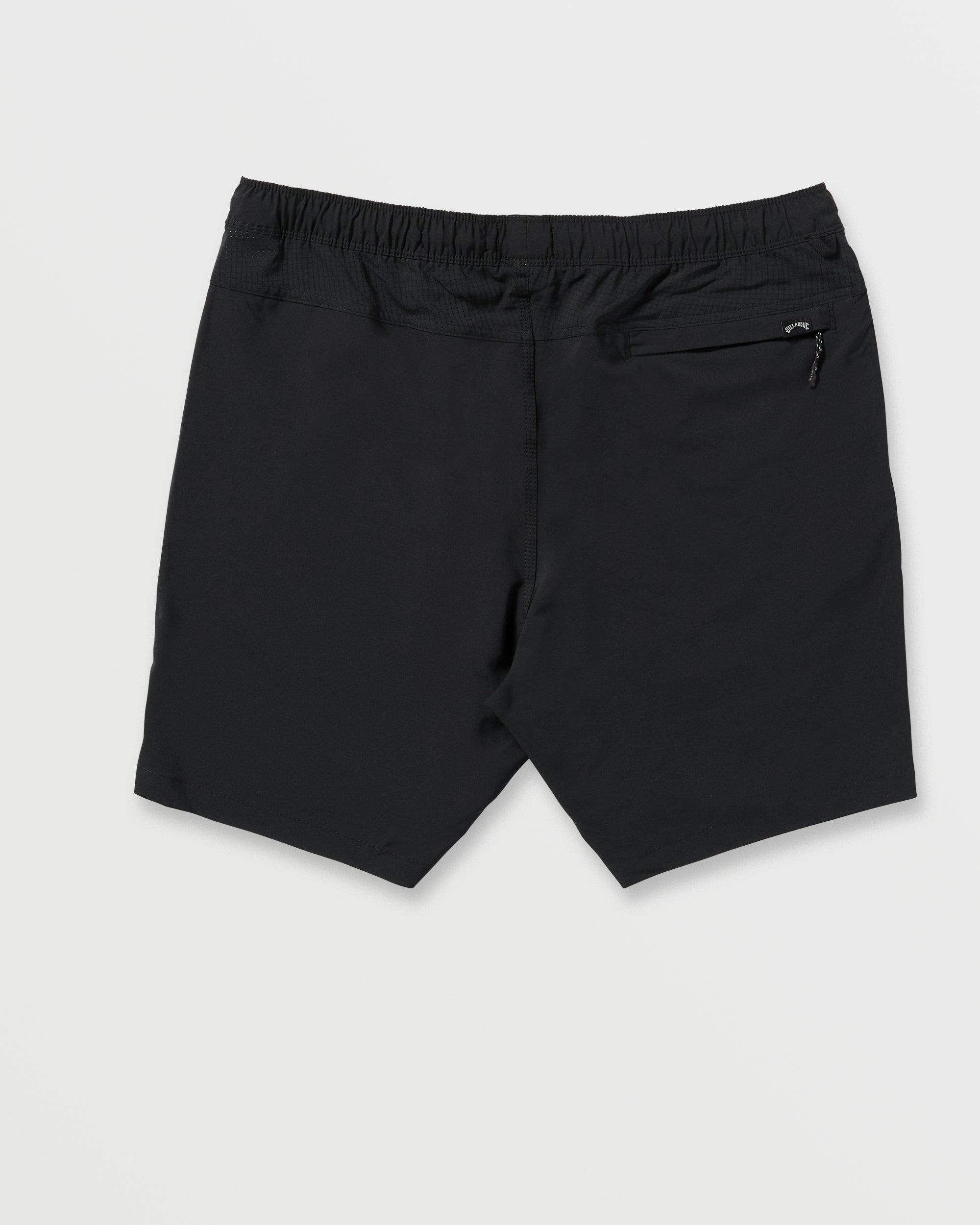 Surftrek Elastic Submersible 17" Hybrid Shorts - Black Male Product Image