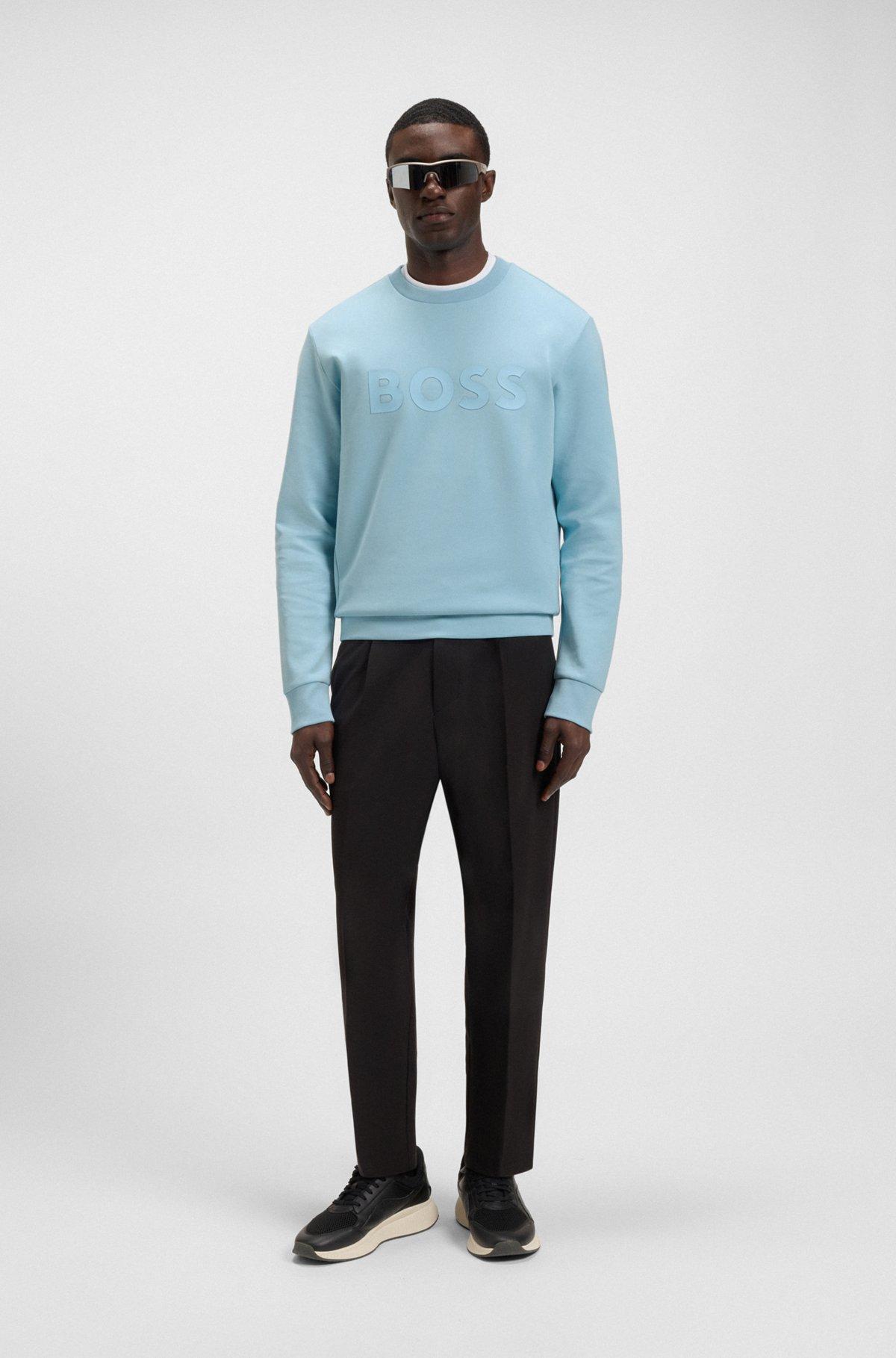 Stretch-cotton sweatshirt with sandwich logo Product Image