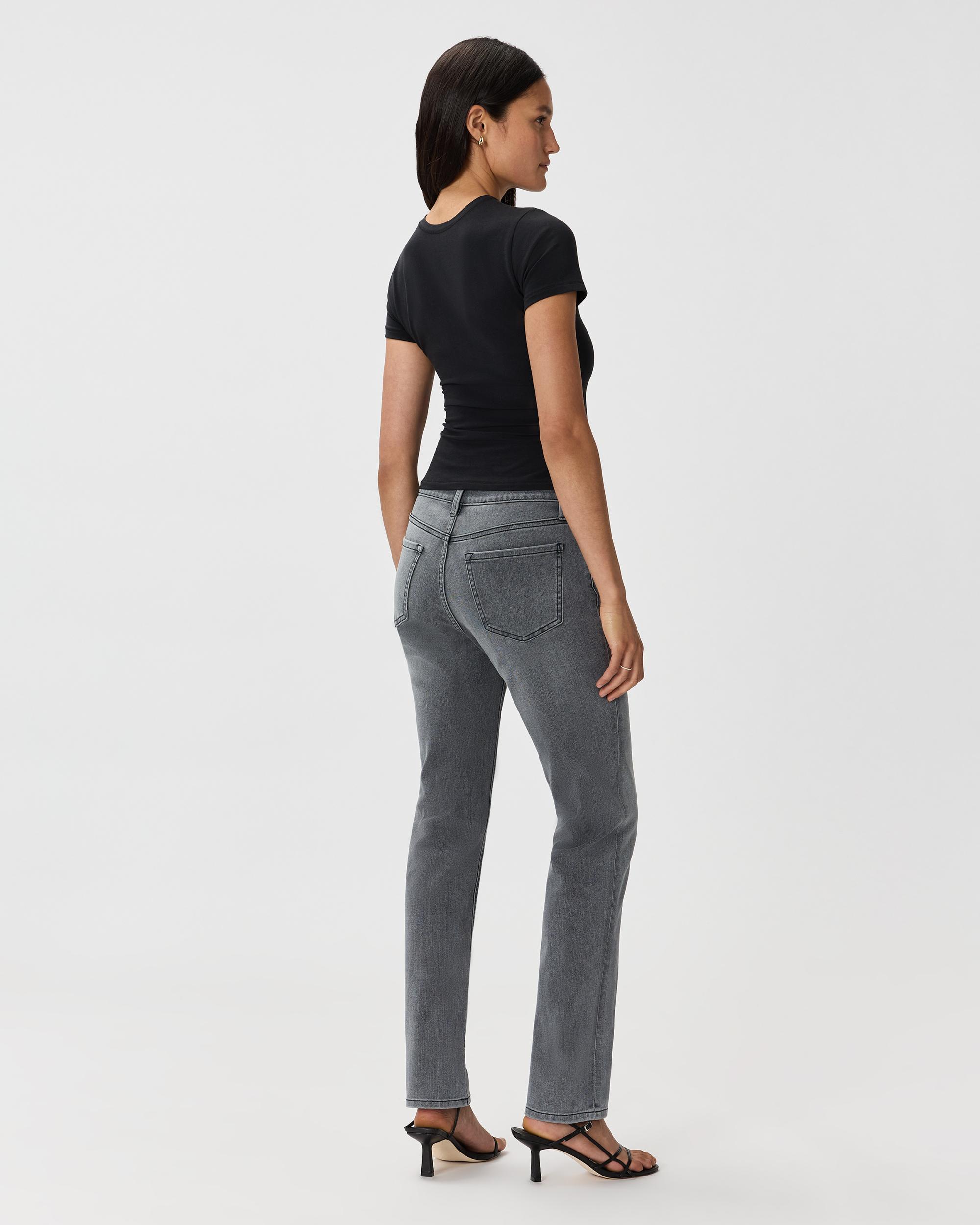 Quince | Women's Luna Stretch Slim Straight Jeans Organic Cotton Product Image
