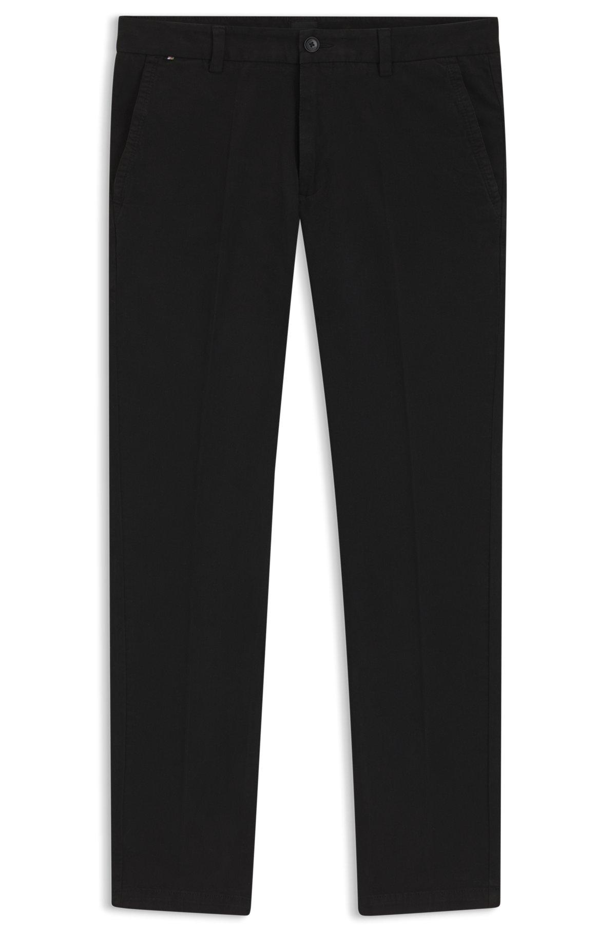 Slim-fit trousers in stretch-cotton gabardine Product Image
