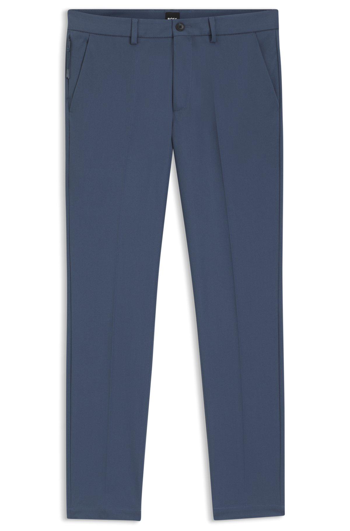 Slim-fit pants in cotton-blend twill Product Image