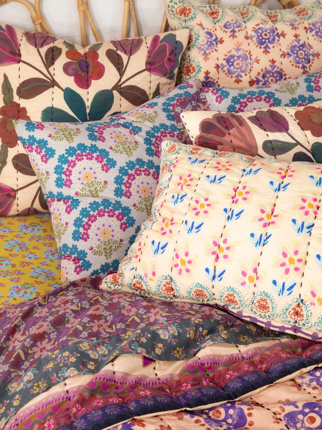 Bungalow Reversible Cotton Euro Sham Product Image