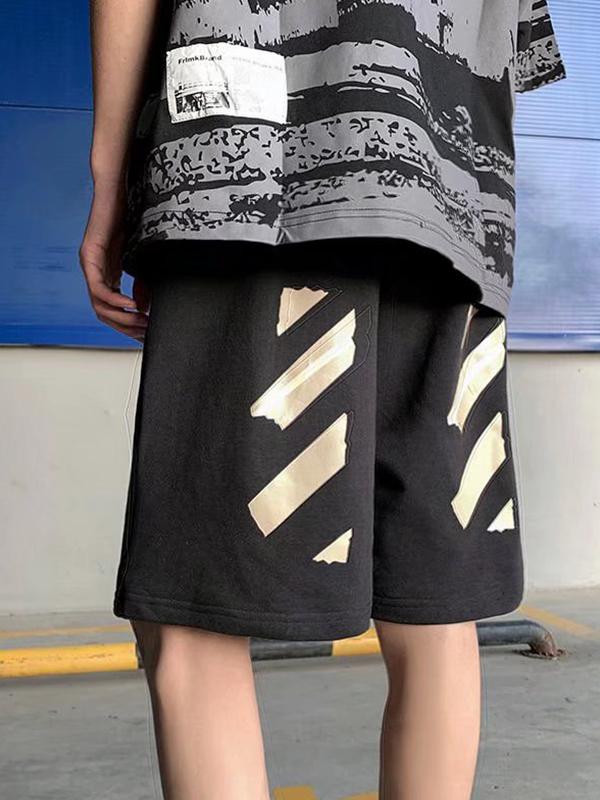 Men's Graphic Print Thin Loose Shorts Product Image