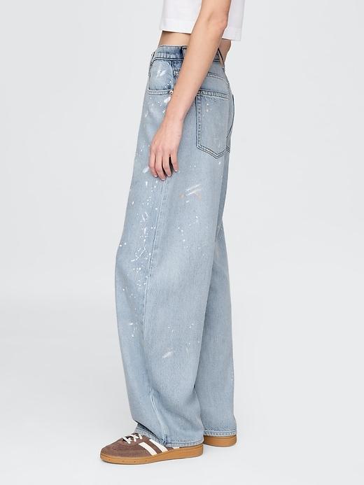 High Rise UltraSoft Barrel Jeans Product Image