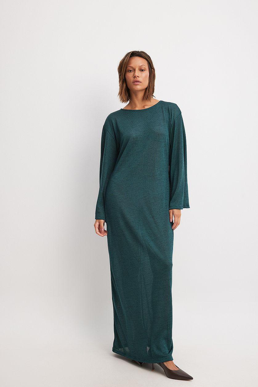 Wide Sleeve Maxi Dress Product Image