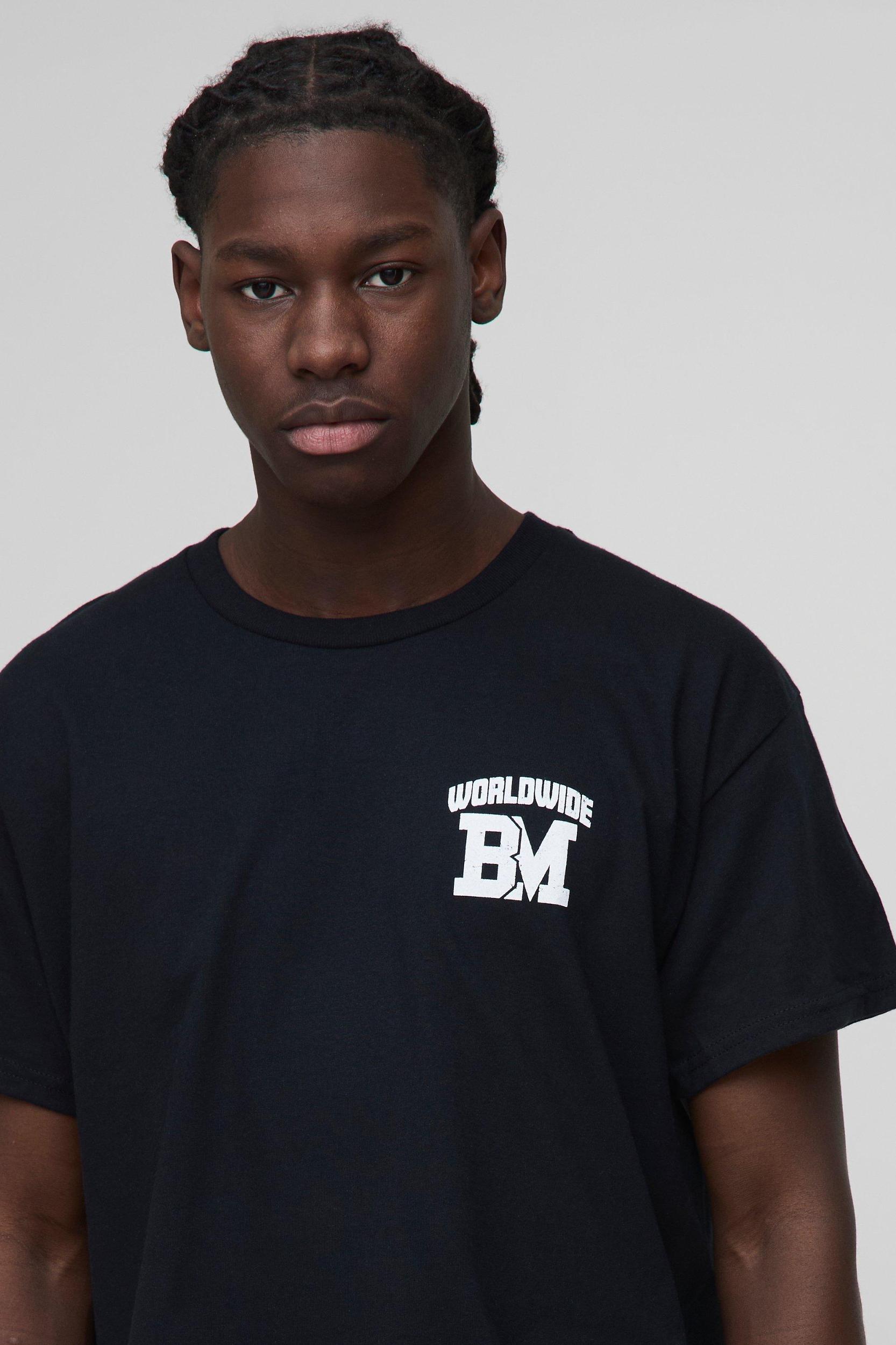 Oversized Downtown LA 25 Graphic T-Shirt | boohooMAN USA Product Image