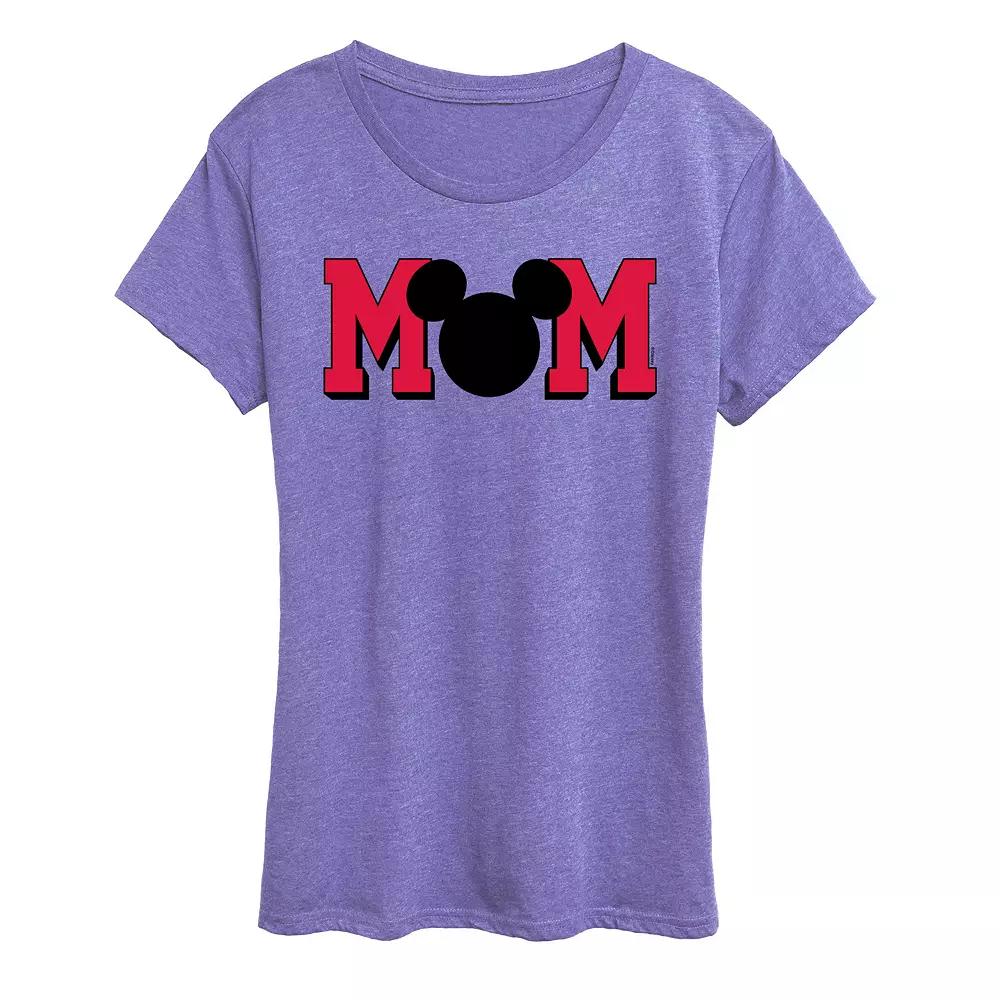 Disney's Mickey Mouse Women's Mom Graphic Tee,  Product Image