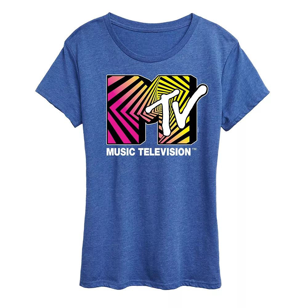 Women's MTV Optical 80s Graphic Tee,  Product Image