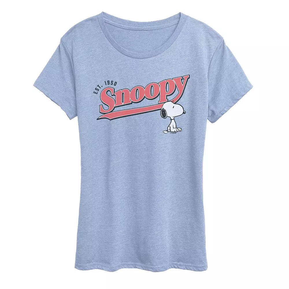 Women's Peanuts Snoopy Est. 1950 Graphic Tee,  Product Image