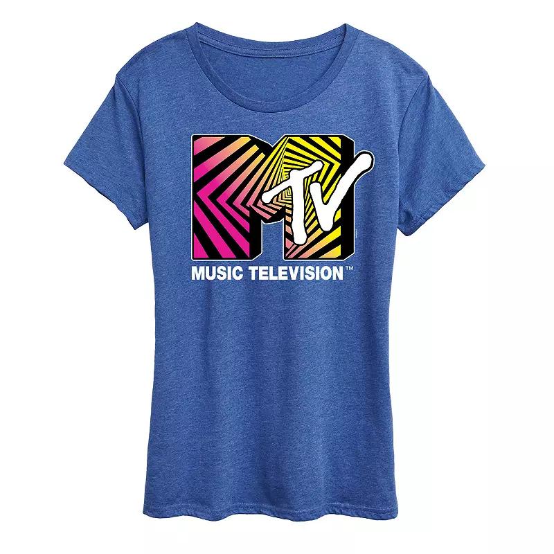 Women's MTV Optical 80s Graphic Tee,  Product Image