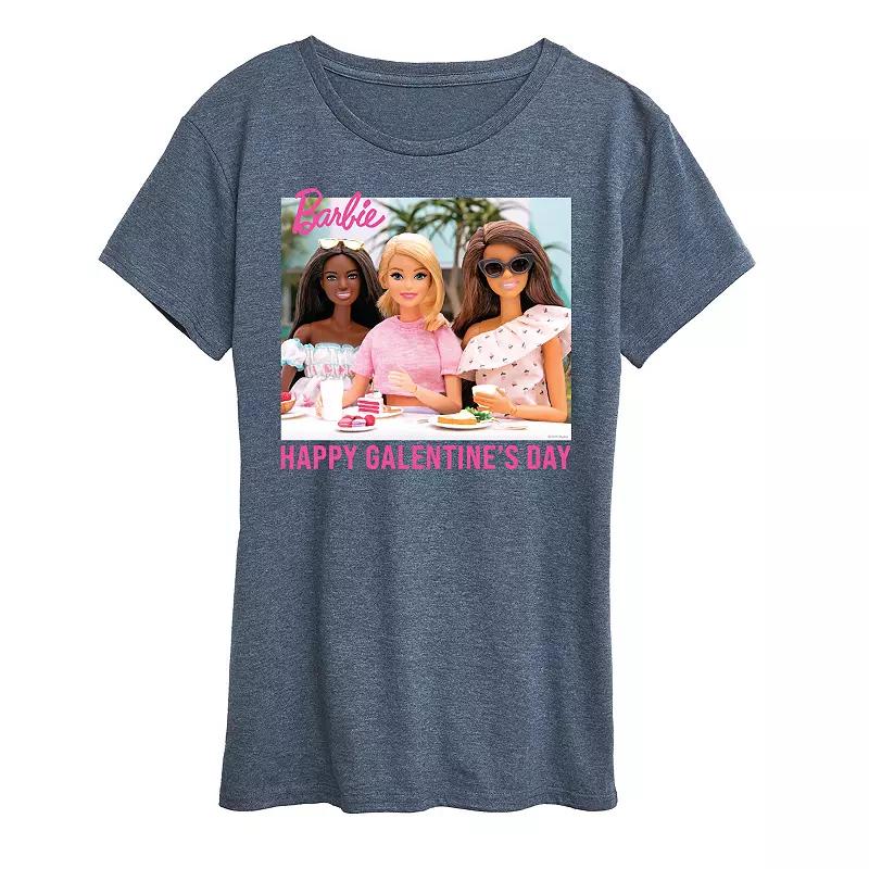 Women's Barbie® Happy Galentine's Day Graphic Tee,  Product Image