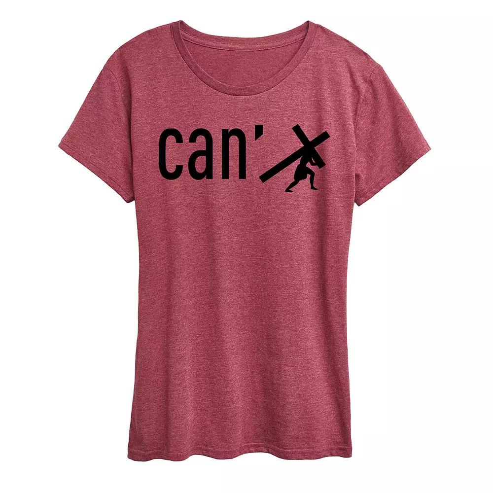 Women's Can With Jesus Graphic Tee,  Product Image