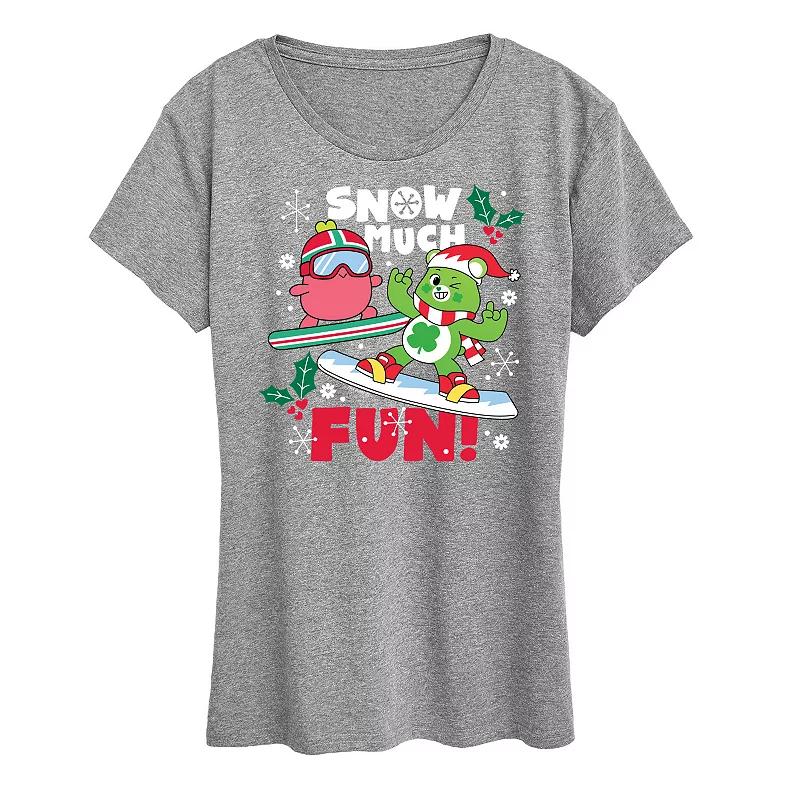 Womens Care Bears Snow Much Fun Graphic Tee, Girls Product Image