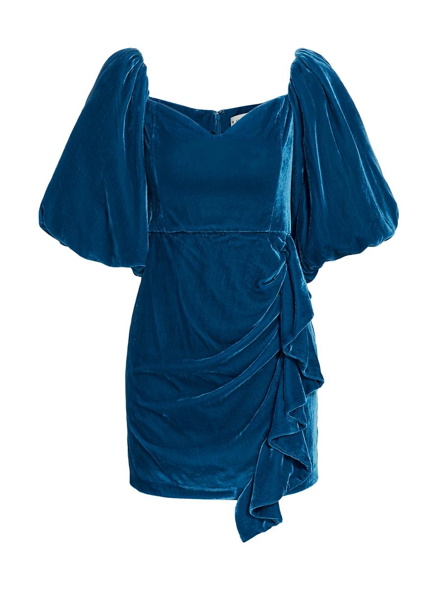 Womens Adrian Velvet Minidress Product Image