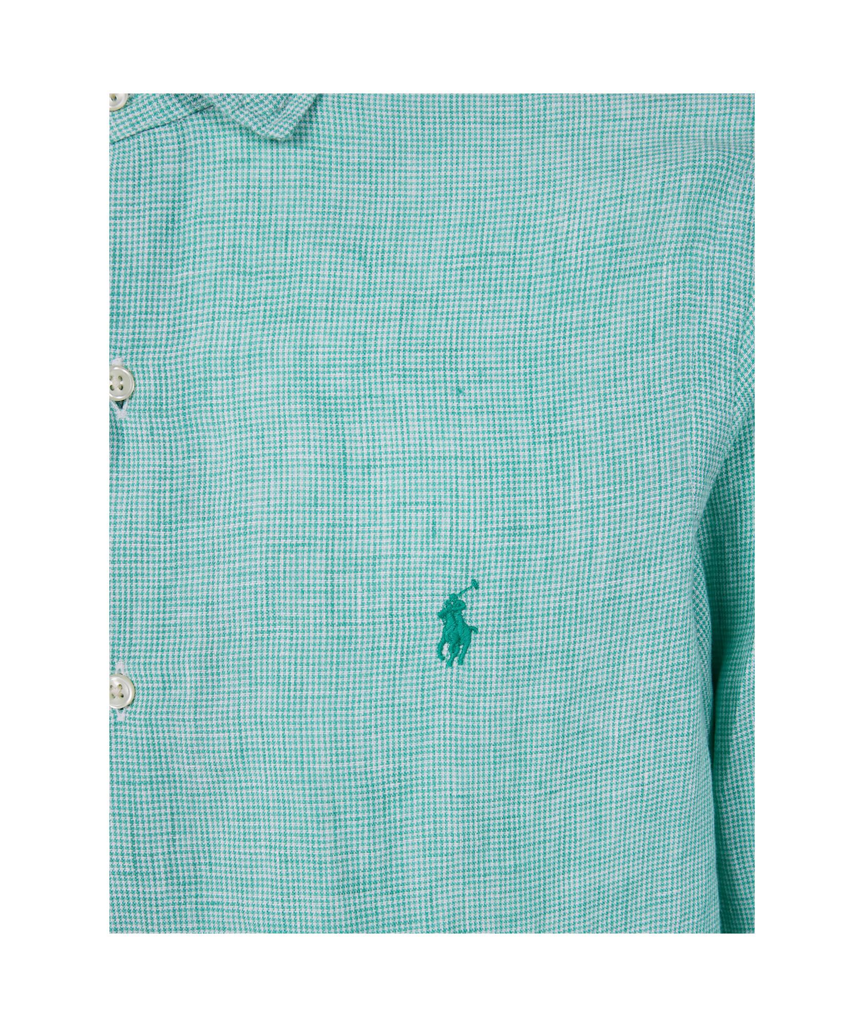 POLO RALPH LAUREN Sport Shirt Long Sleeve Clothing In Green Product Image