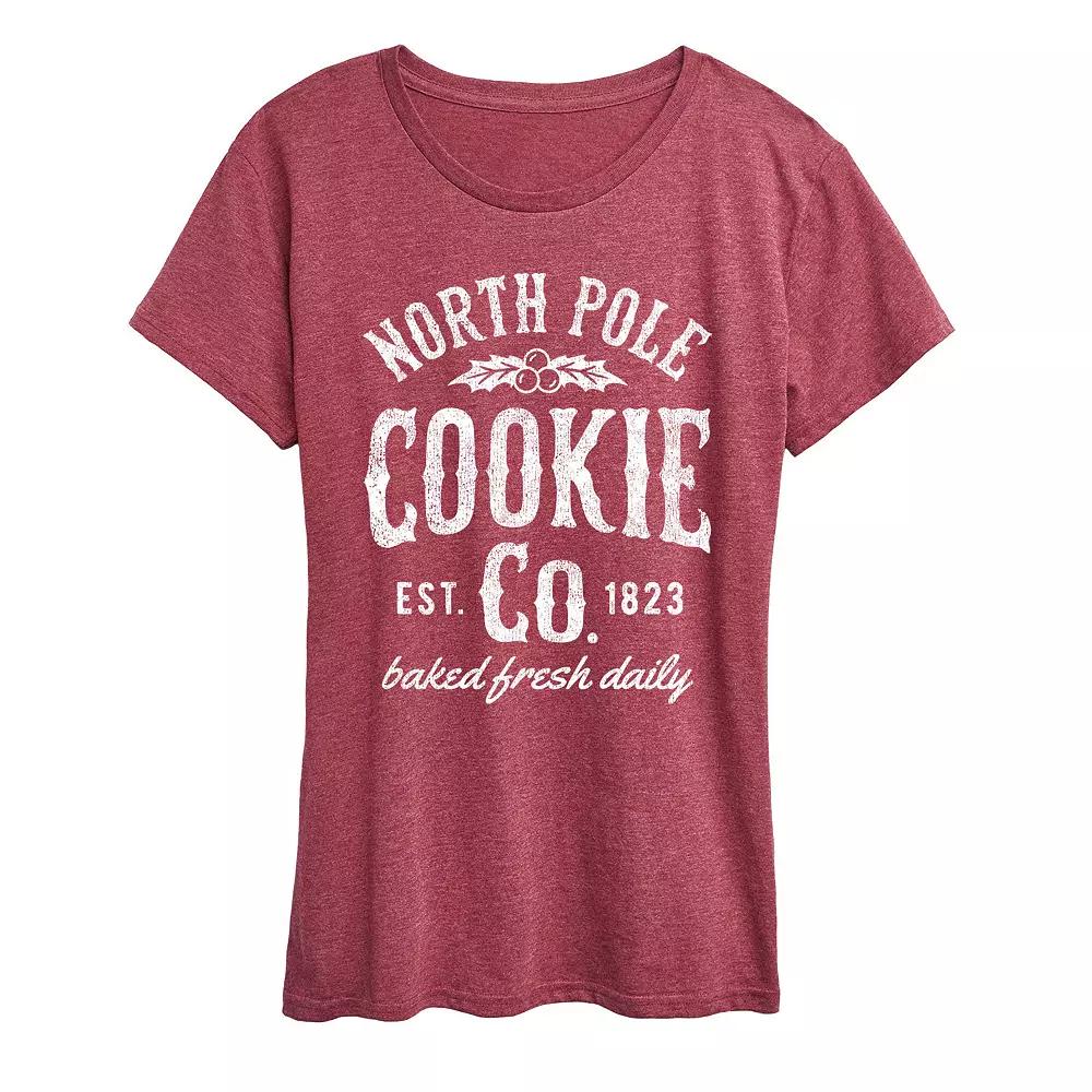 Women's North Pole Cookie Co. Graphic Tee, Girl's,  Product Image