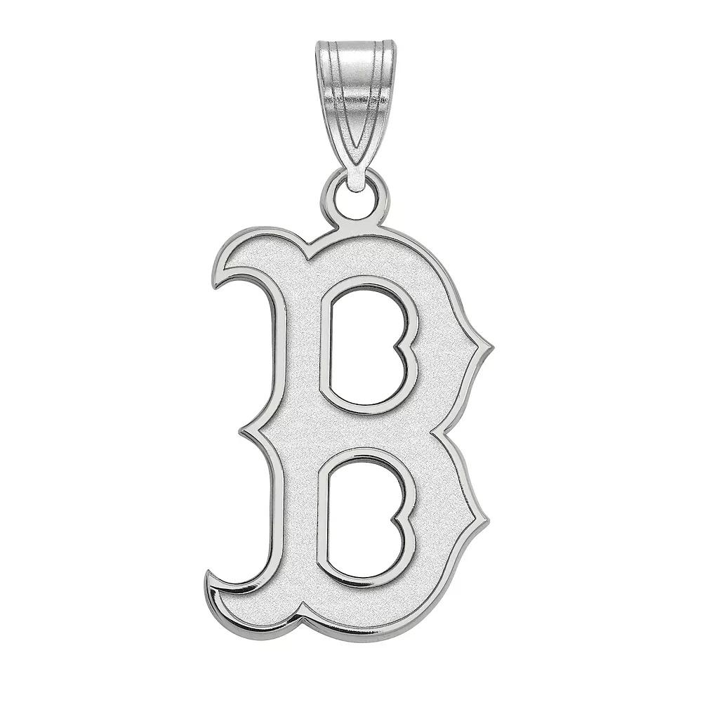 LogoArt Sterling Silver Boston Red Sox Large Pendant, Women's, Size: 25MM Product Image
