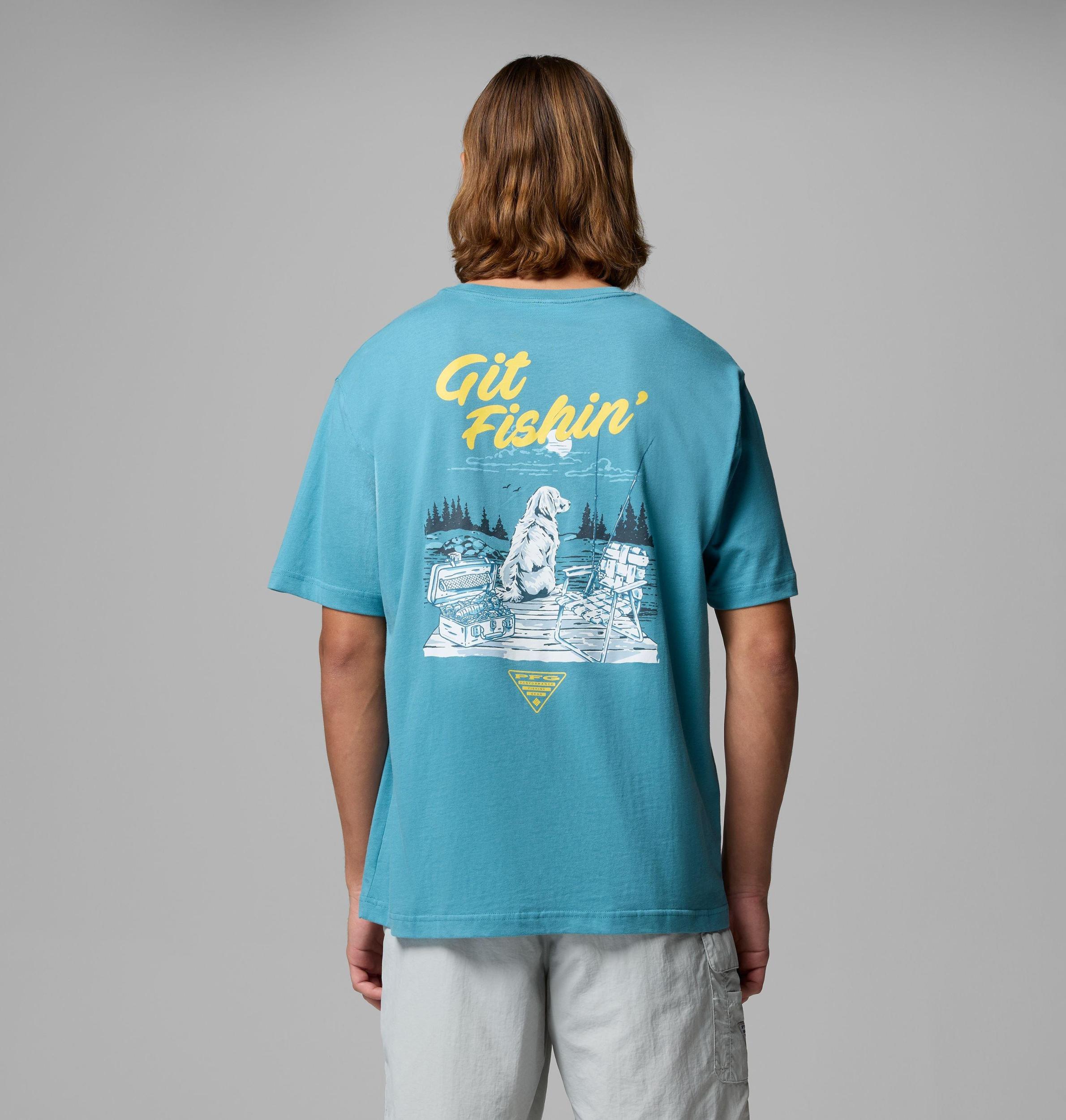 Columbia Mens Waldo Dog PFG Short Sleeve T-Shirt- Product Image