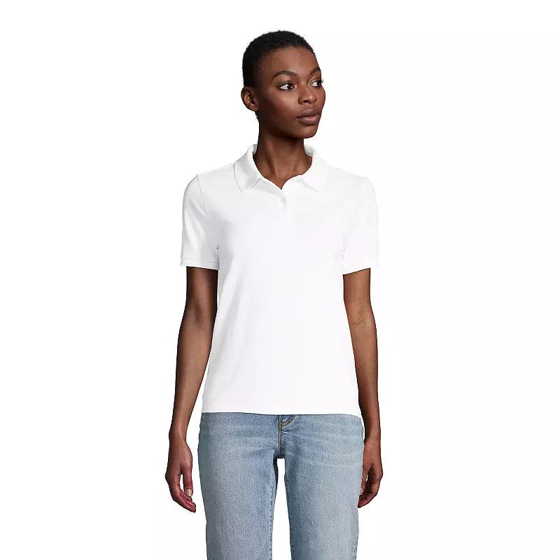 Women's Lands' End Mesh Polo Shirt,  Product Image