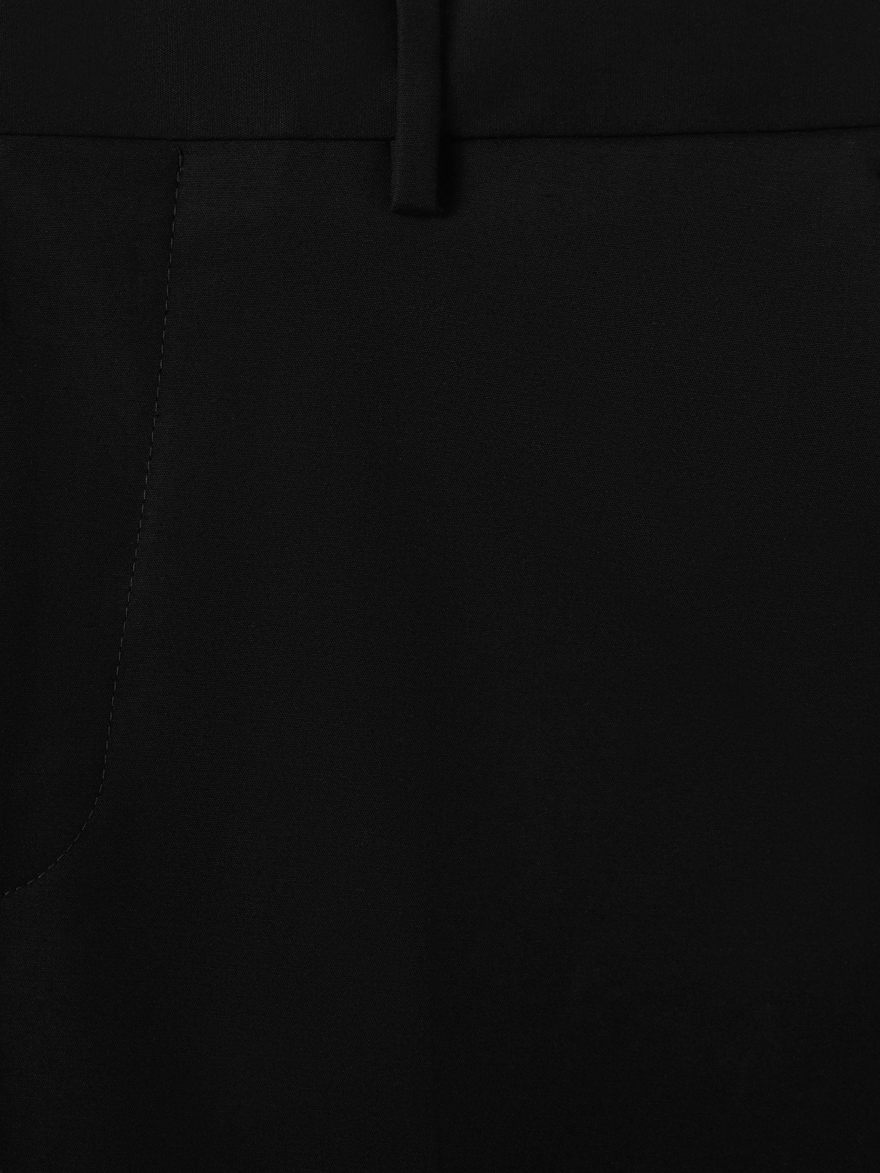 Cotton Blend Chinos in Black Product Image