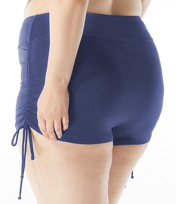 Beach House Plus Size Paloma Beach Solids Blake Adjustable Swim Short Product Image