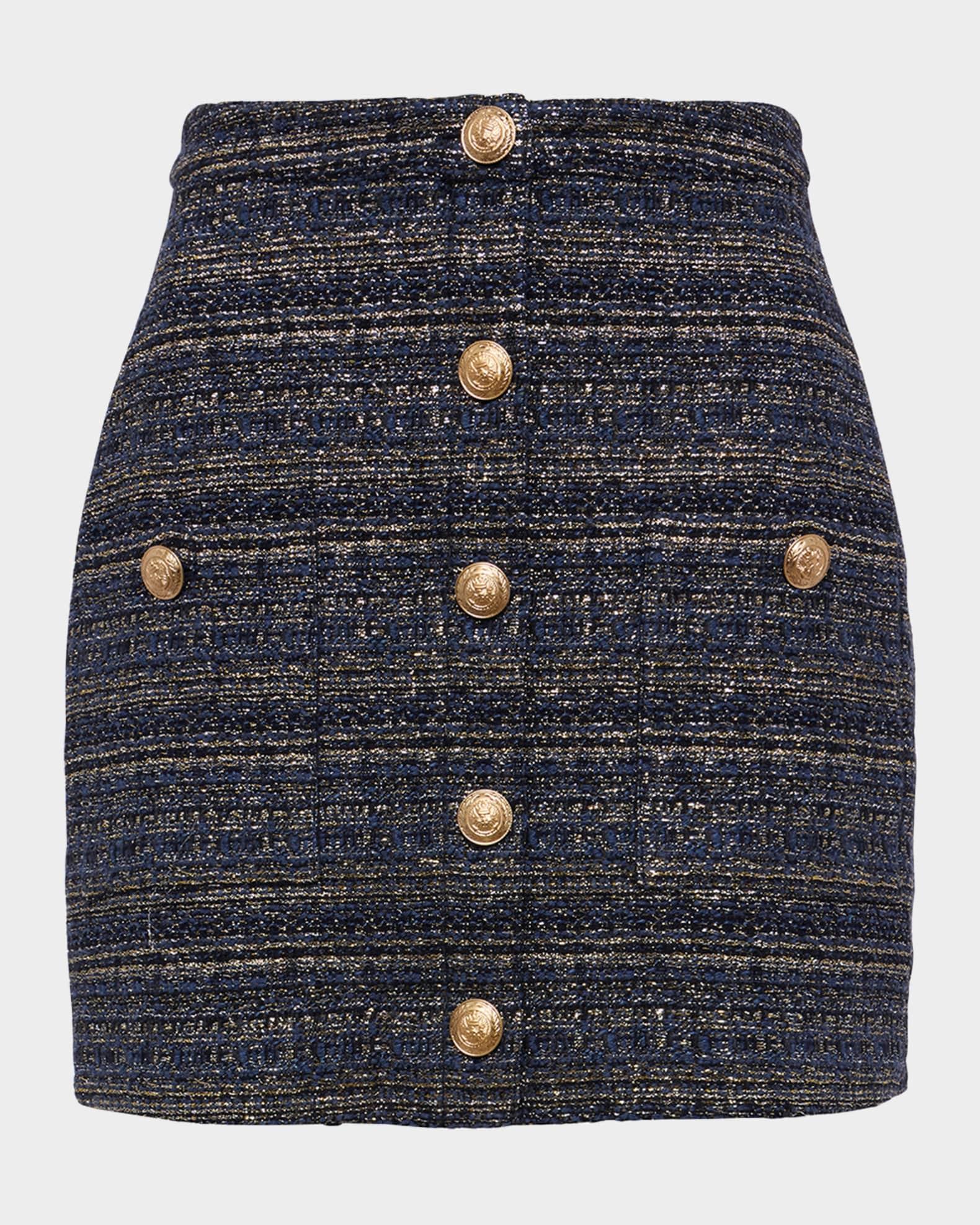 Zander Metallic Tweed Mini Skirt Product Image