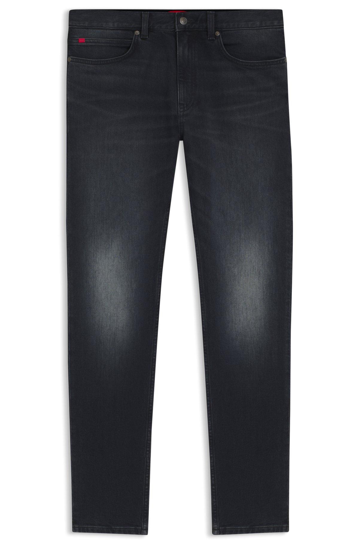 Extra-slim-fit jeans in dark-blue stretch denim Product Image
