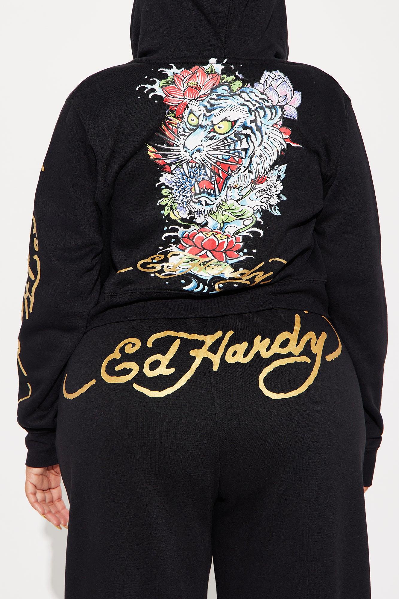Ed Hardy Dreams Pant Set - Black Product Image