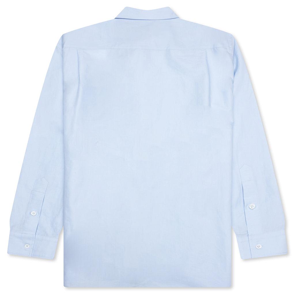 Window Embroidery Shirt - Light Blue Male Product Image