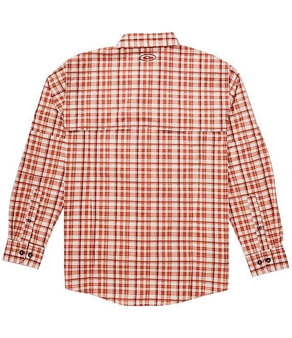 Drake Clothing Co. Hunter Creek Window Pane Plaid Performance Stretch Long Sleeve Woven Shirt Product Image