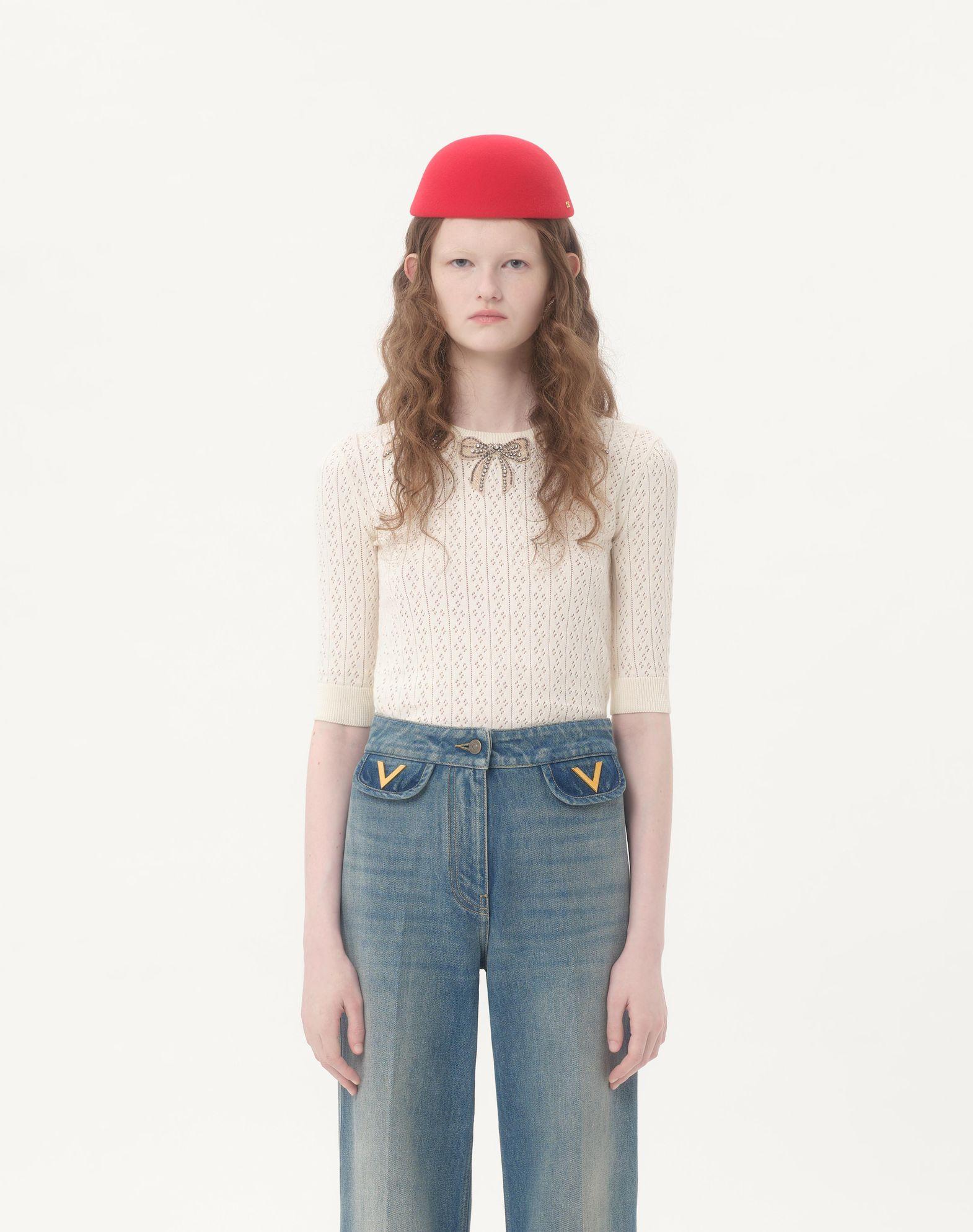 Embroidered Cotton Top Product Image