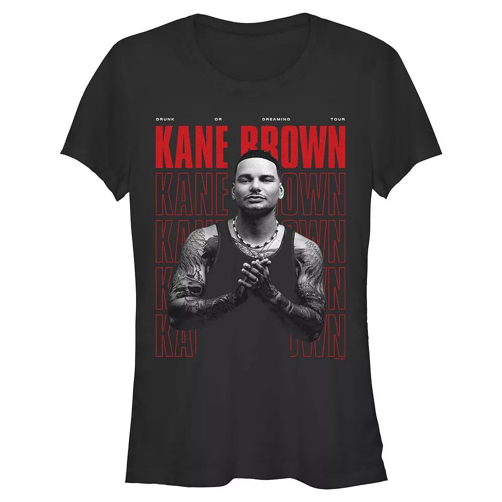 Womens Kane Brown Drunk Or Dreaming Tour Fitted Graphic Tee Product Image