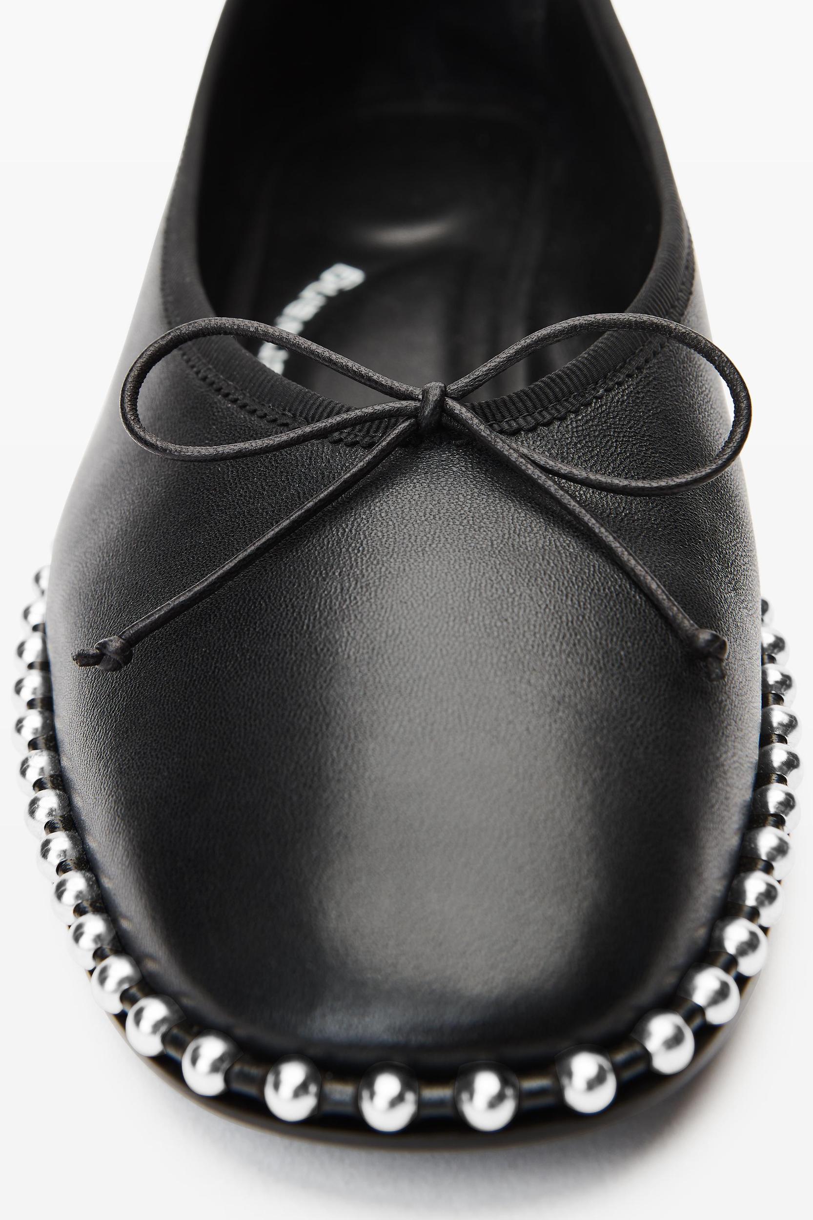 Lina Ballchain Flat In Smooth Lambskin Product Image