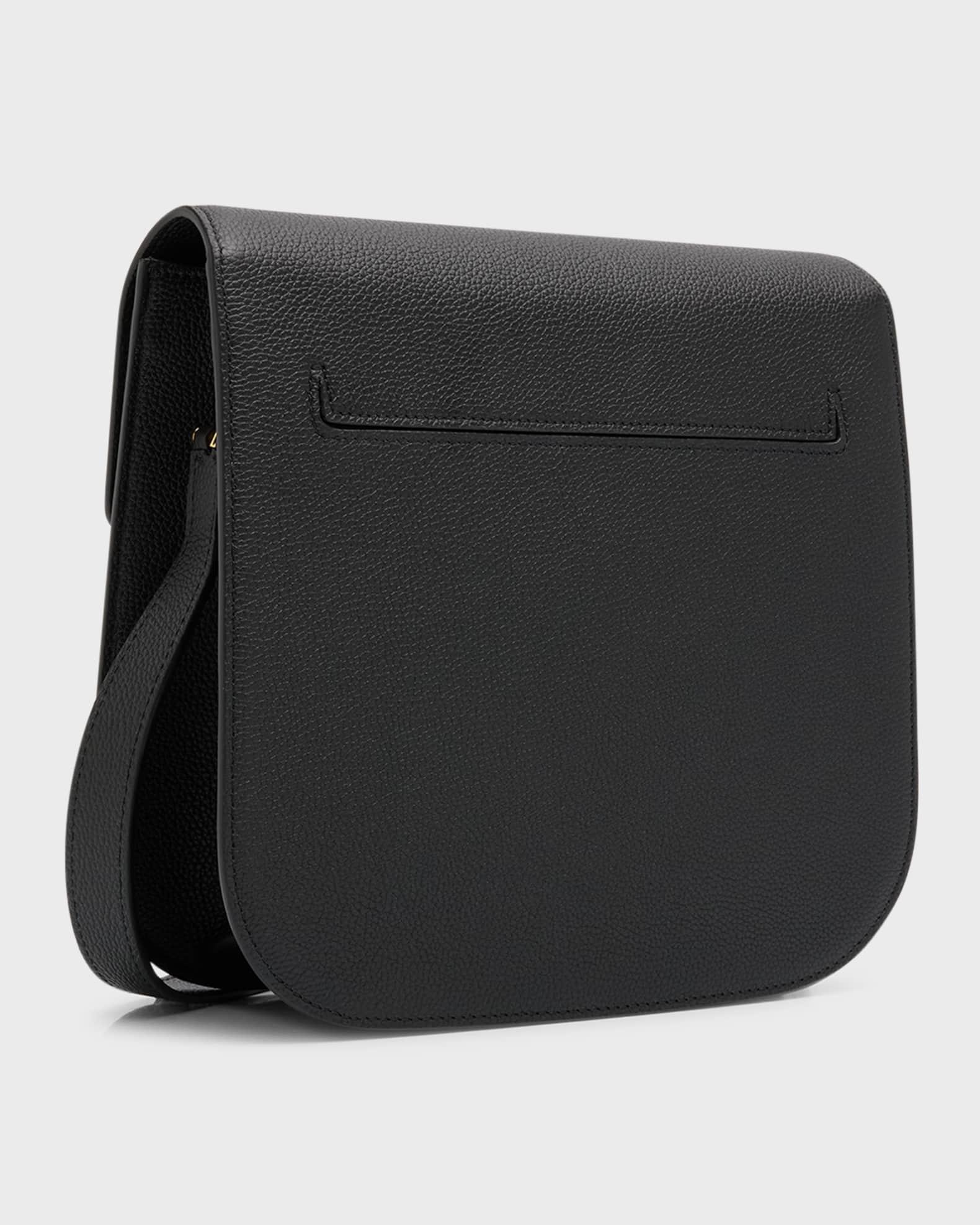 Tara Medium Crossbody in Grained Leather with Leather Strap Product Image