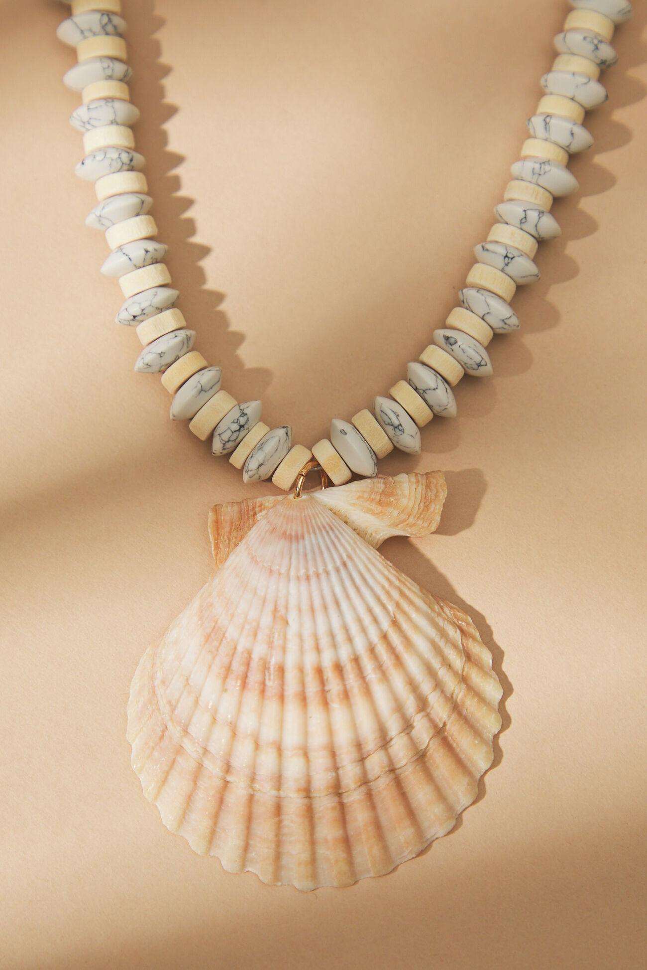 Sunset Shell Statement Necklace Product Image