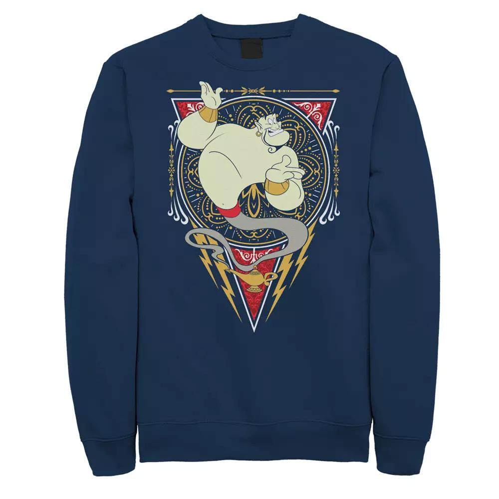 Men's Disney's Aladdin Magic Wishes Sweatshirt, Size: XL, Blue Product Image