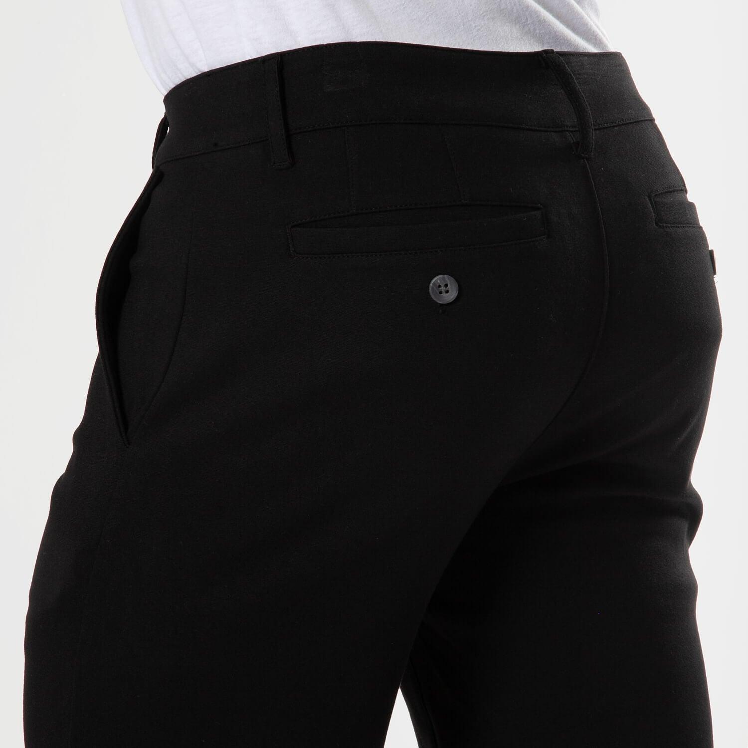7" Black Comfort Knit Chino Shorts Product Image
