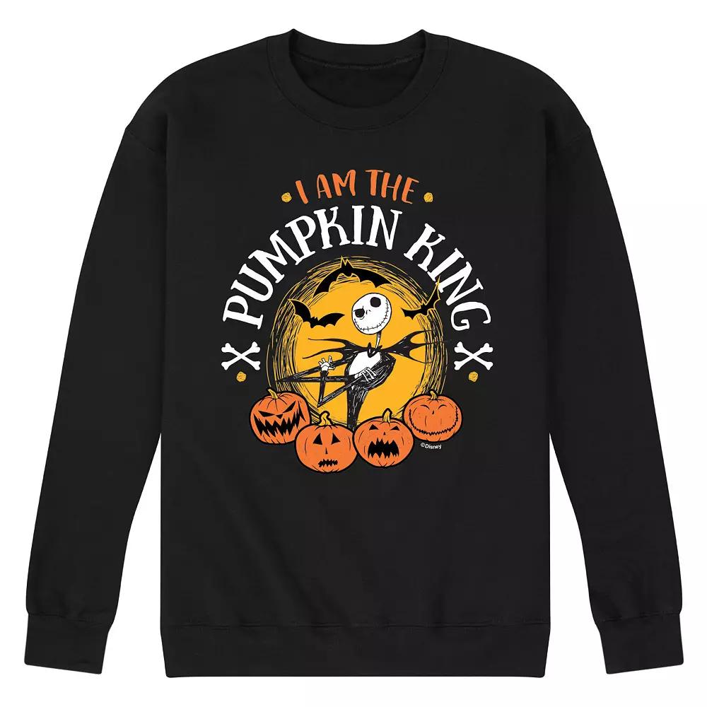 Disney's The Nightmare Before Christmas Men's Pumpkin King Fleece Sweatshirt,  Product Image