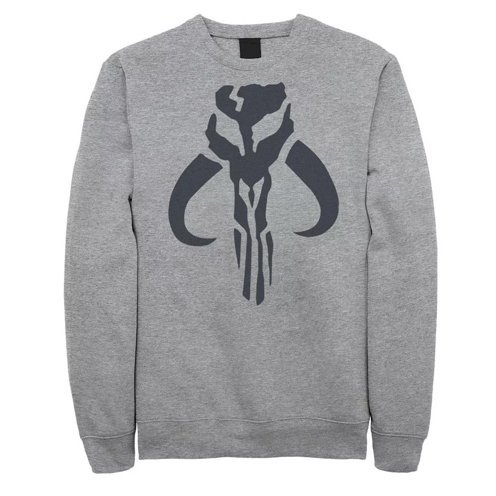 Big & Tall The Mandalorian Mythosaur Skull Logo Fleece Sweatshirt, Men's,  Product Image