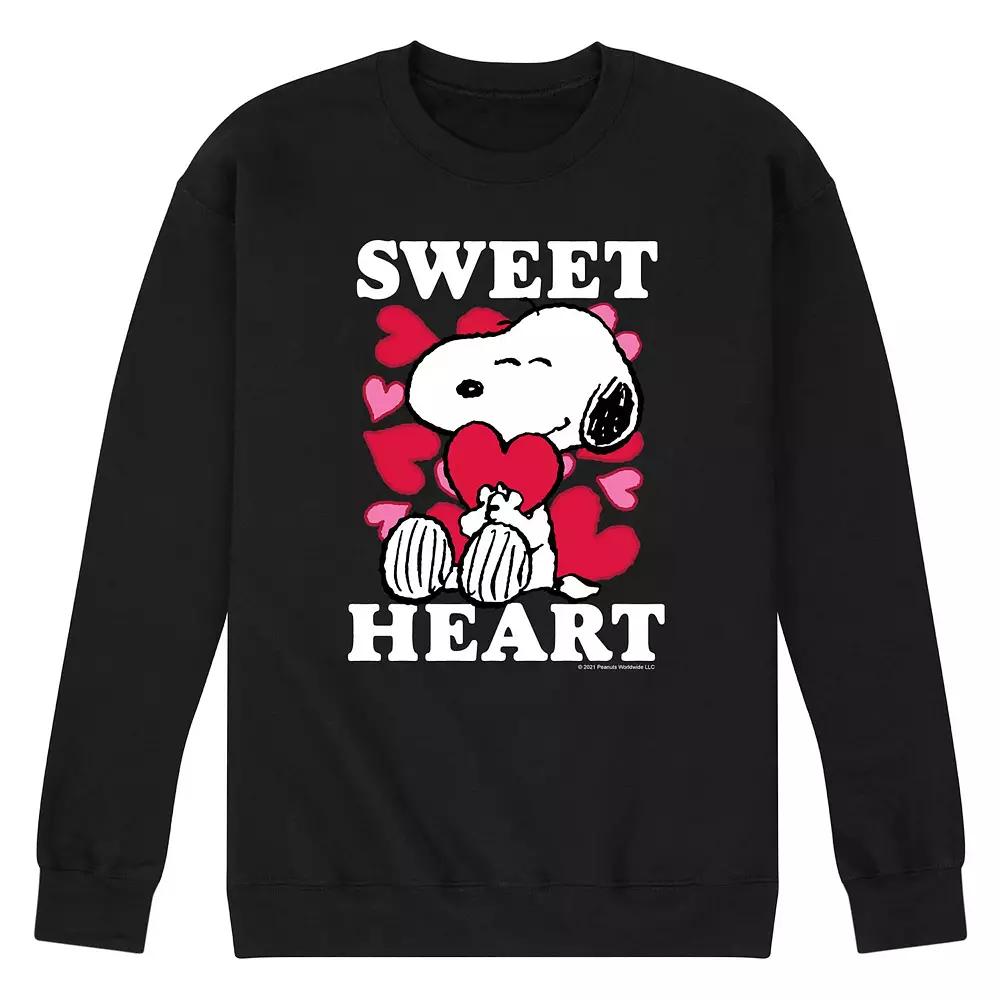 Men's Peanuts Sweetheart Fleece Sweatshirt,  Product Image